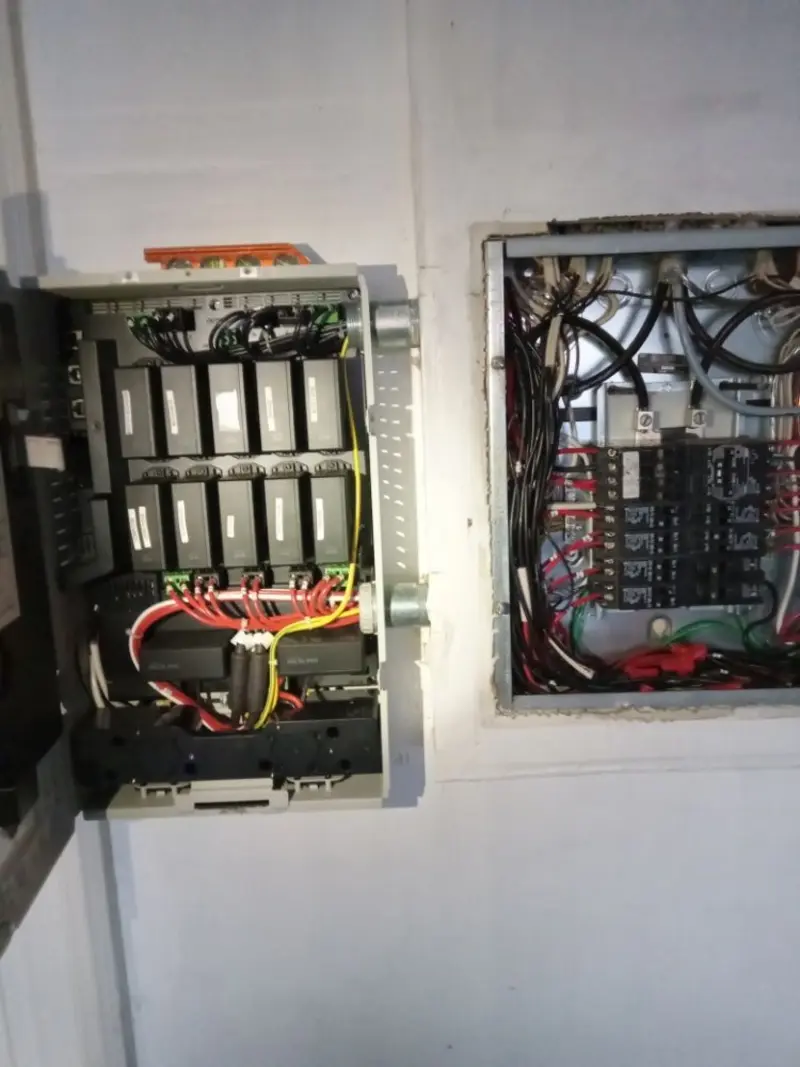 Electrical panel upgrade completed for Indoor Lighting Installation in Brandywine